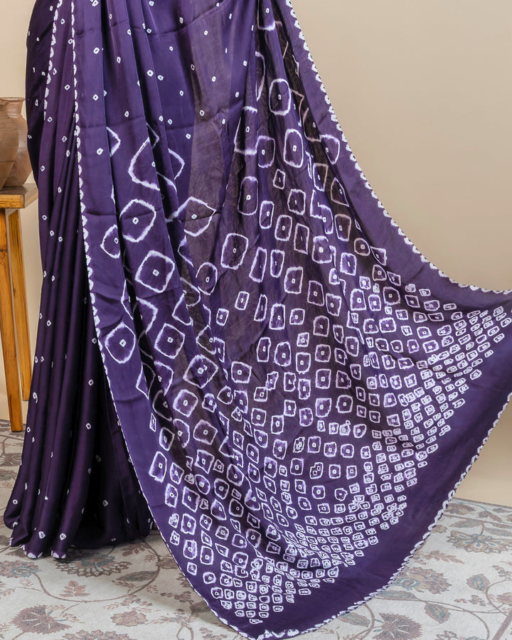 Rogan Bandhani Saree  | SHOBITAM
