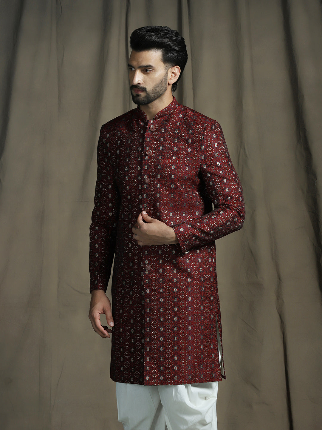 Pratap Royal Sherwani Set for Men | SHOBITAM
