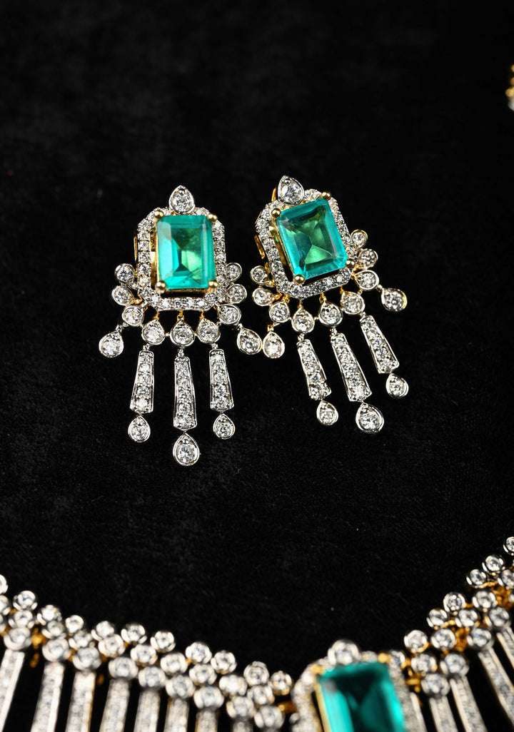 92.5 Pure Silver, Akshana Avikam Short Necklace Set