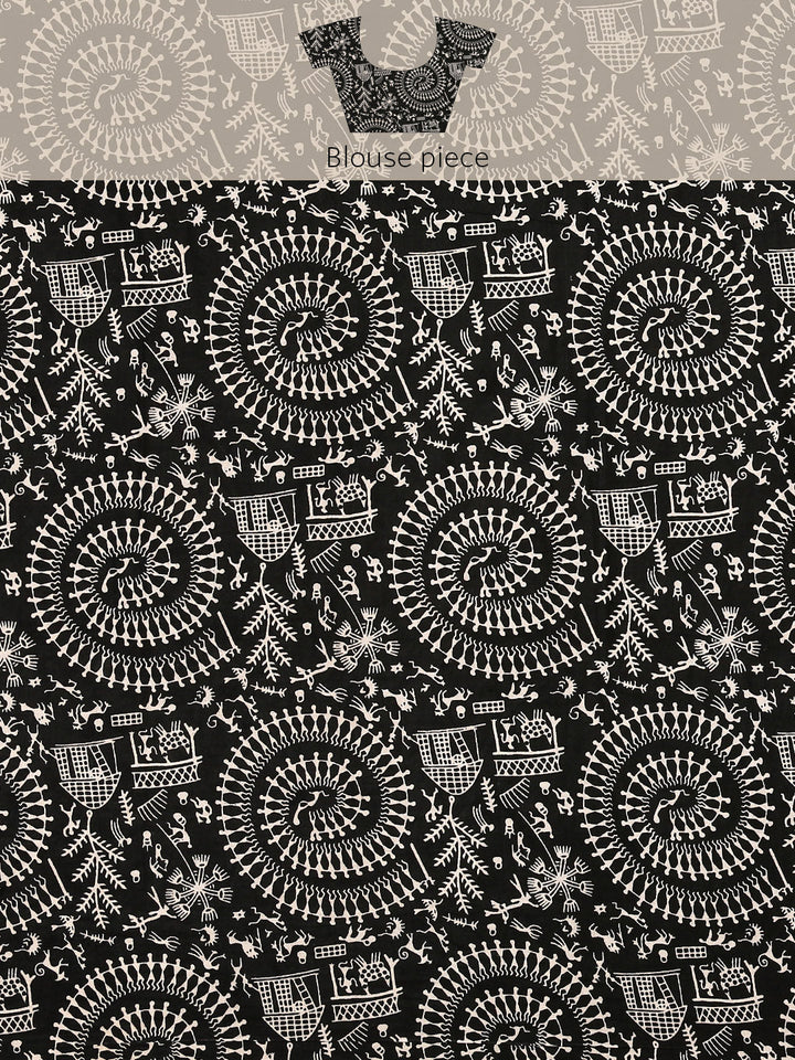 Handloom Khesh Print Pure Cotton saree | SHOBITAM