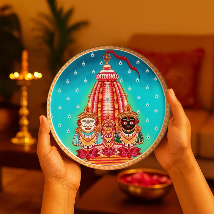 Lord Jagannath Rath Yatra Wall Plates-Set of 5