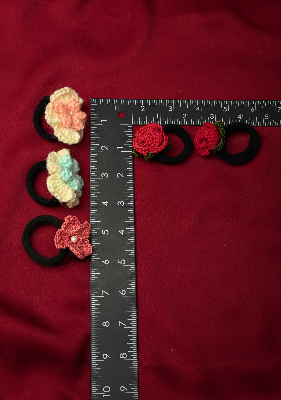 Floral Crochet Hair tie | SHOBITAM