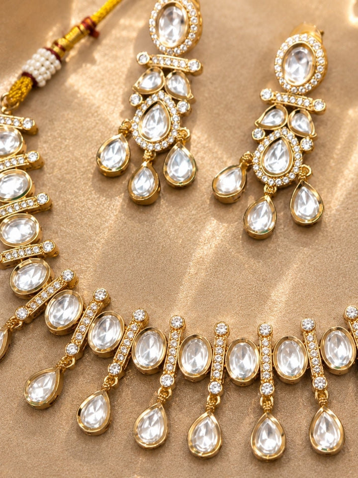 Traditional Kundan Necklace Set | SHOBITAM