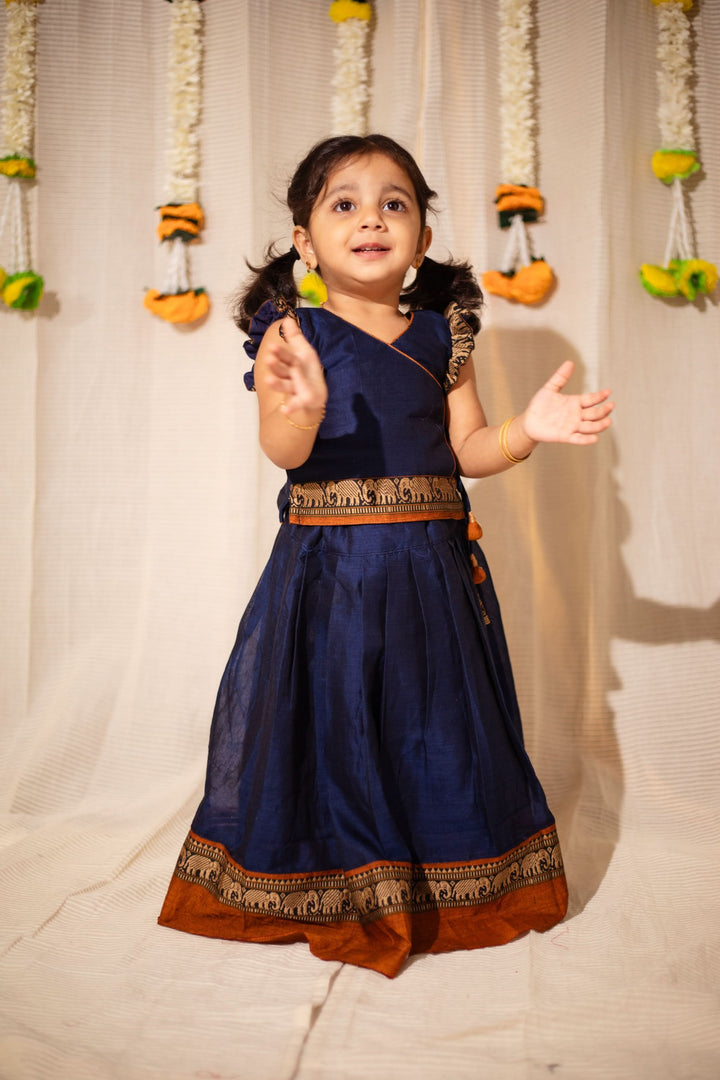 Swapna Navy Blue Mini | Made to Order