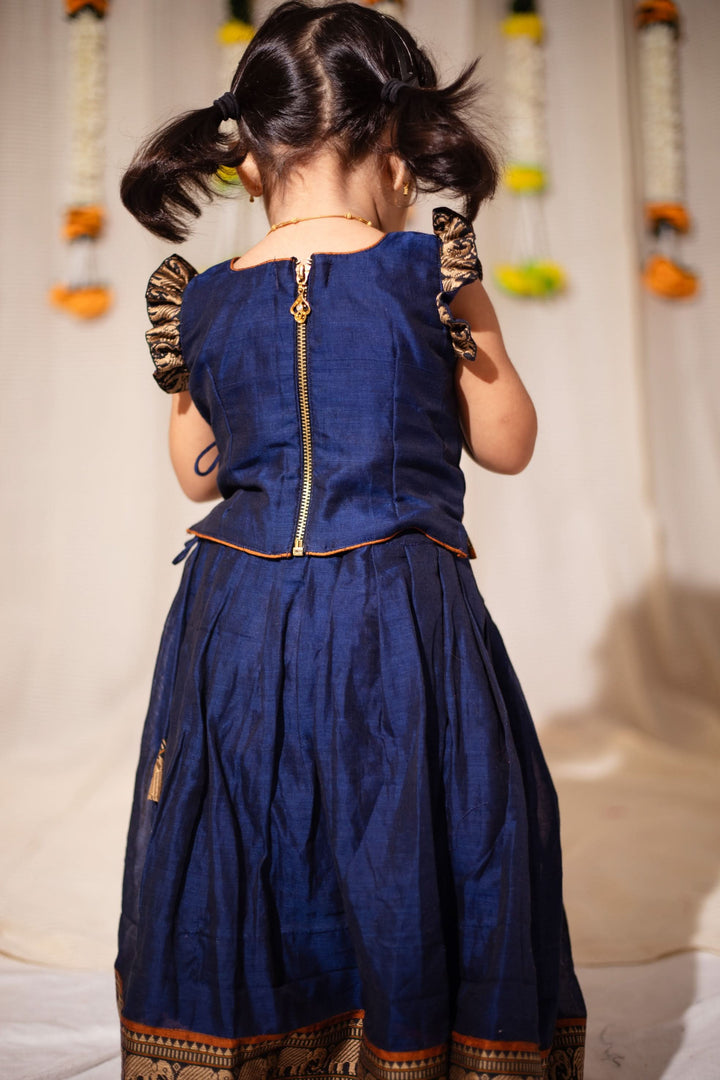 Swapna Navy Blue Mini | Made to Order