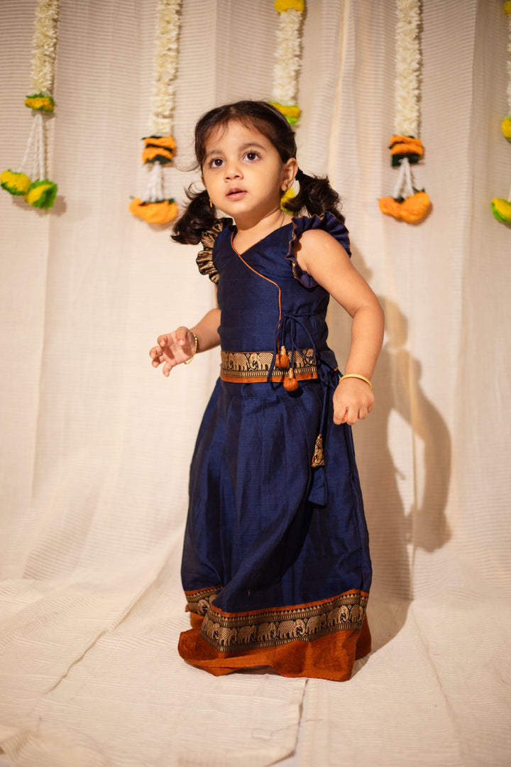 Swapna Navy Blue Mini | Made to Order