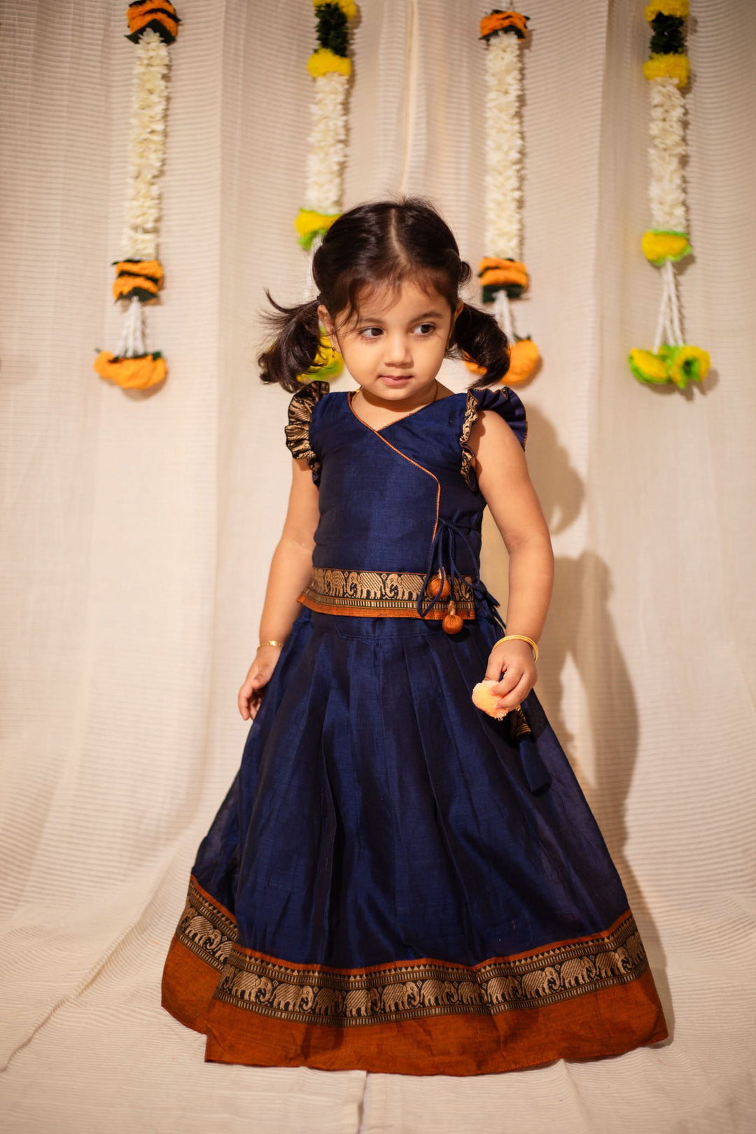 Swapna Navy Blue Mini | Made to Order