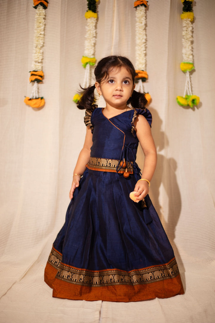 Swapna Navy Blue Mini | Made to Order