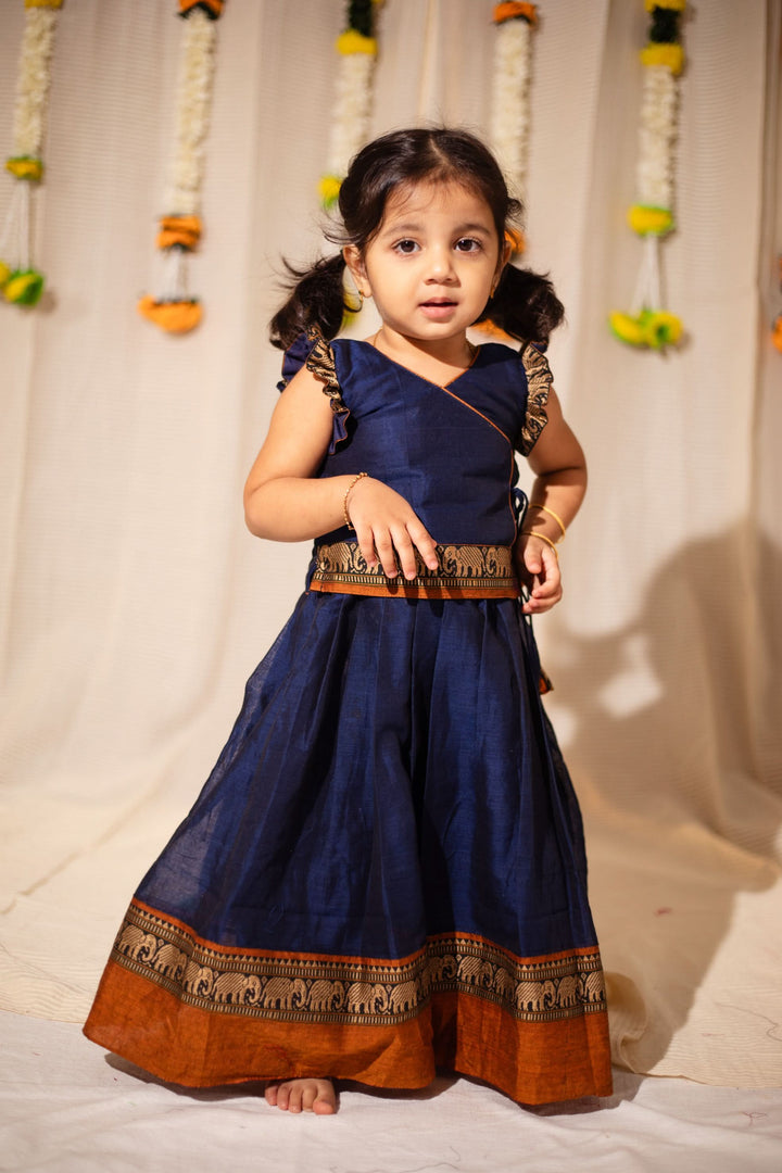 Swapna Navy Blue Mini | Made to Order