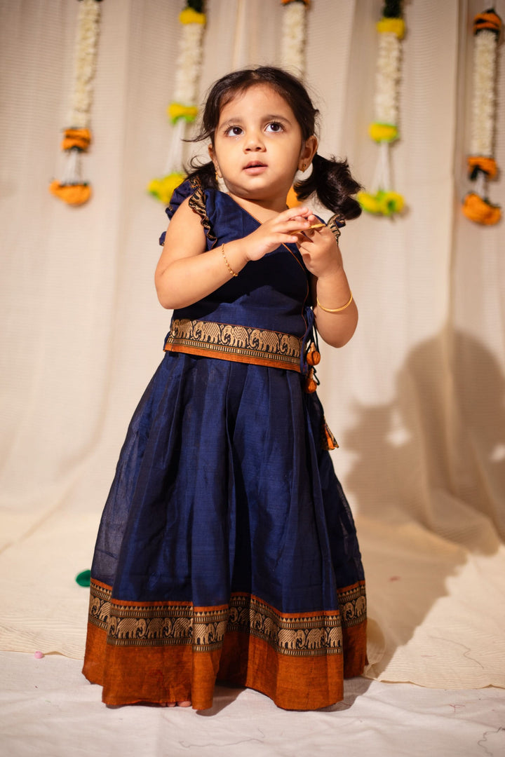 Swapna Navy Blue Mini | Made to Order