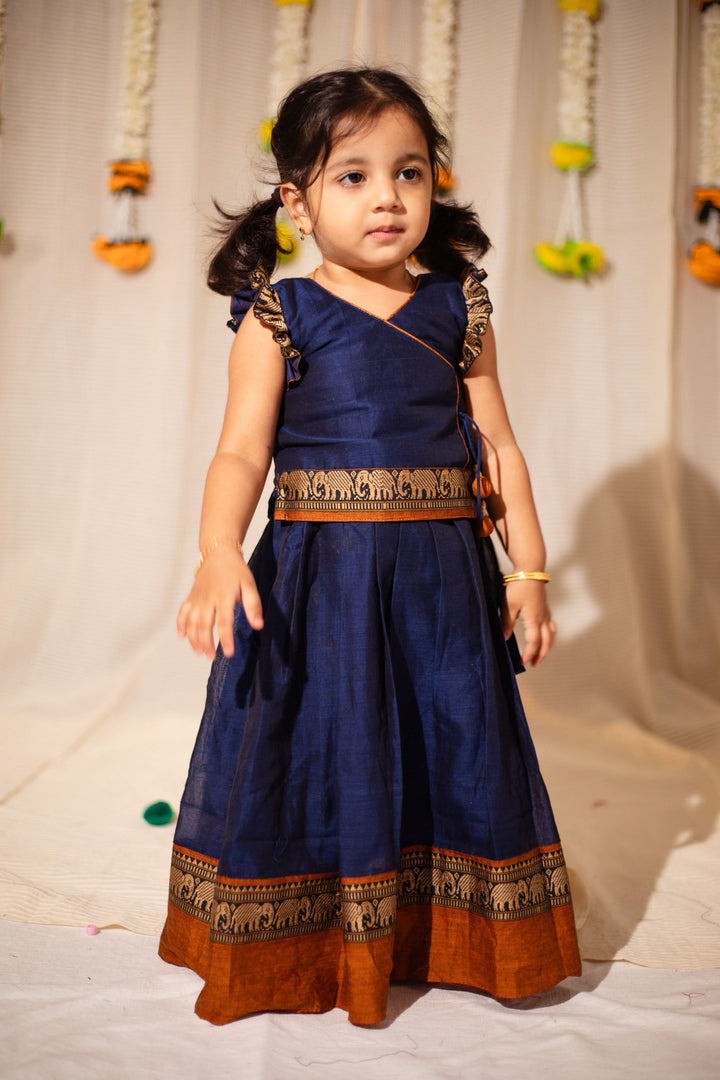 Swapna Navy Blue Mini | Made to Order