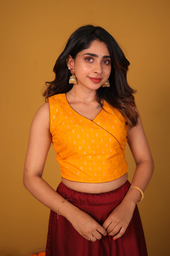 Vandana Mustard & Maroon  | SHOBITAM