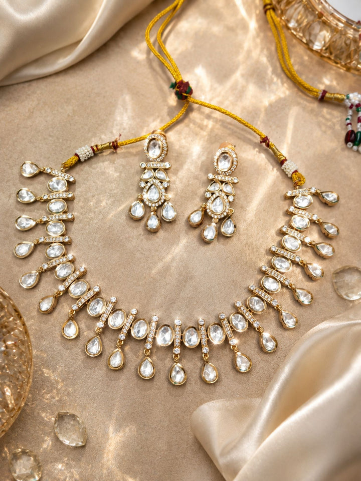 Traditional Kundan Necklace Set | SHOBITAM