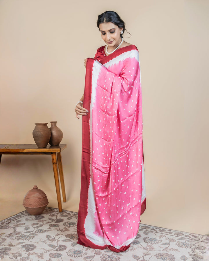 Shringaar Bandhani Saree  | SHOBITAM