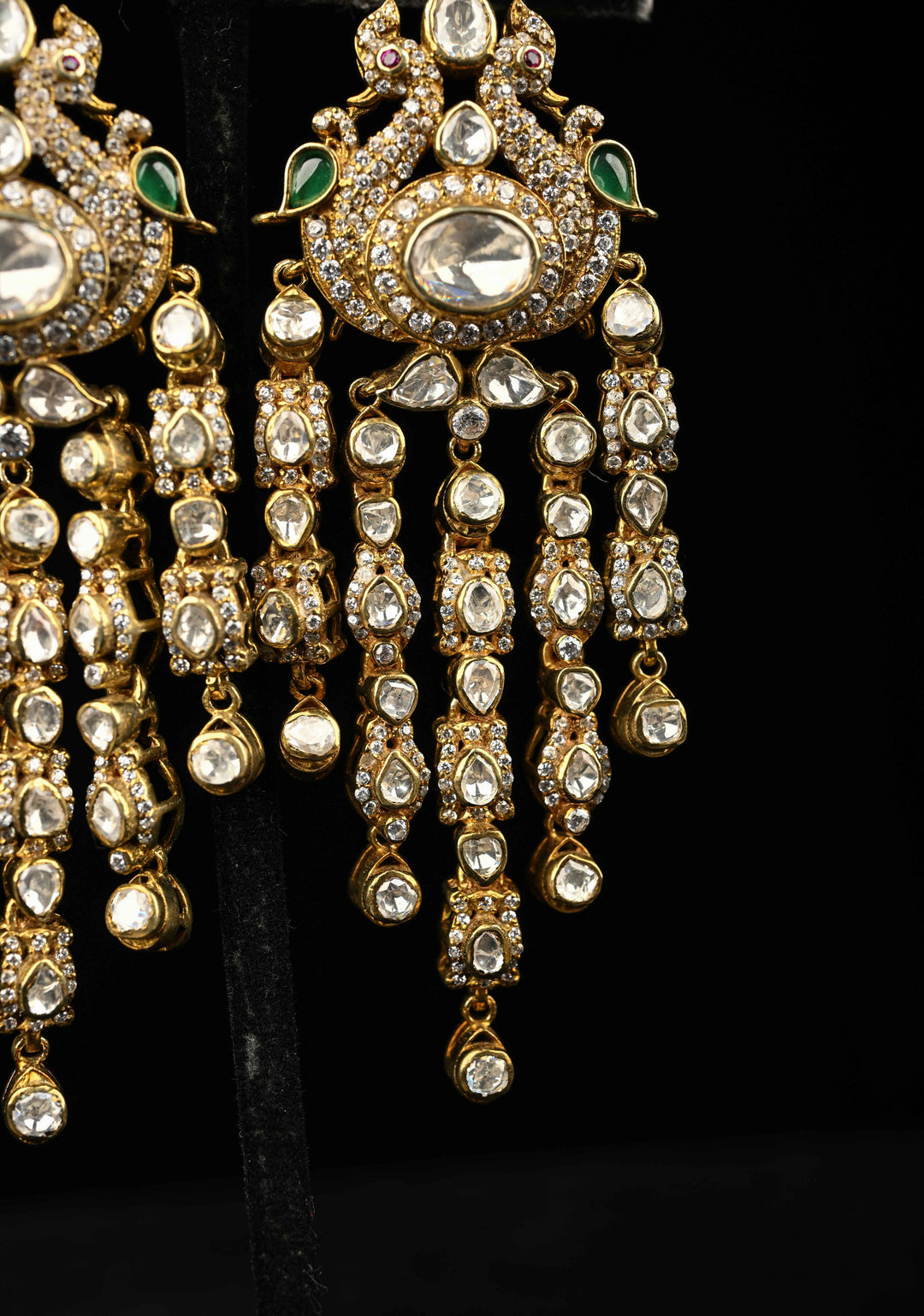 92.5 Pure Silver, Lishma Victorian Long Earrings