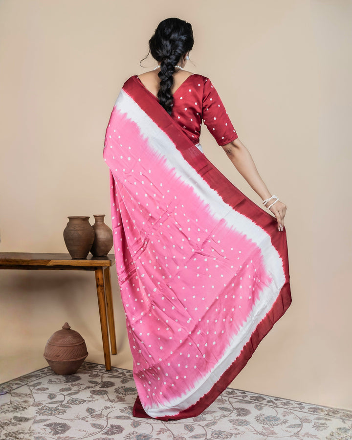 Shringaar Bandhani Saree  | SHOBITAM