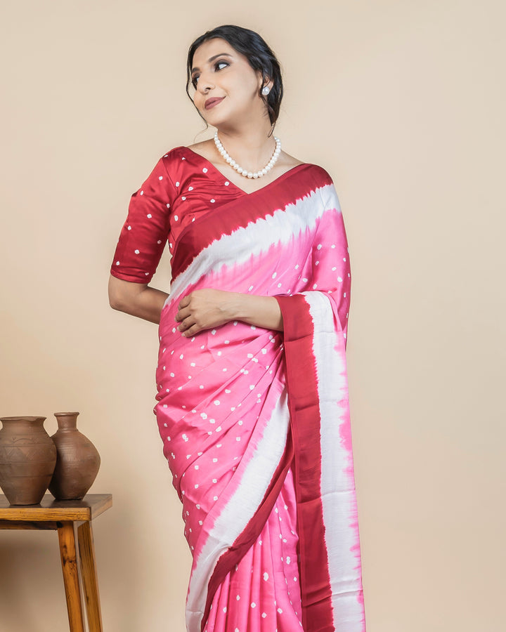 Shringaar Bandhani Saree  | SHOBITAM