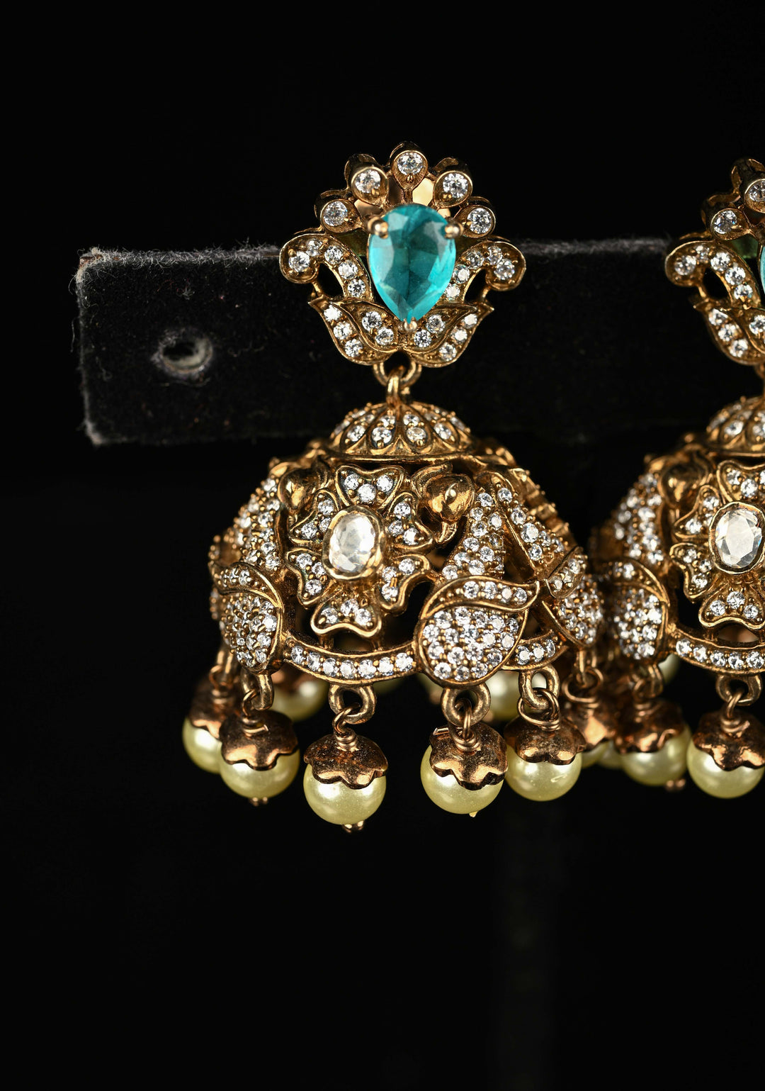 92.5 Pure Silver, Philominal Victorian Jhumkas