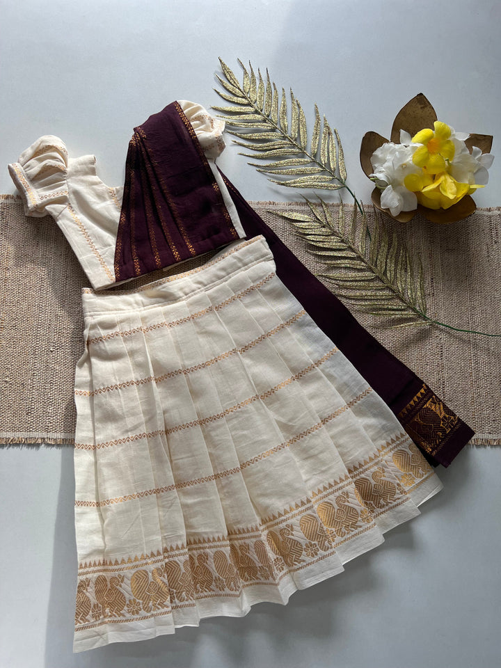 Veldhari Kids Halfsaree - Onam Edit Express | SHOBITAM