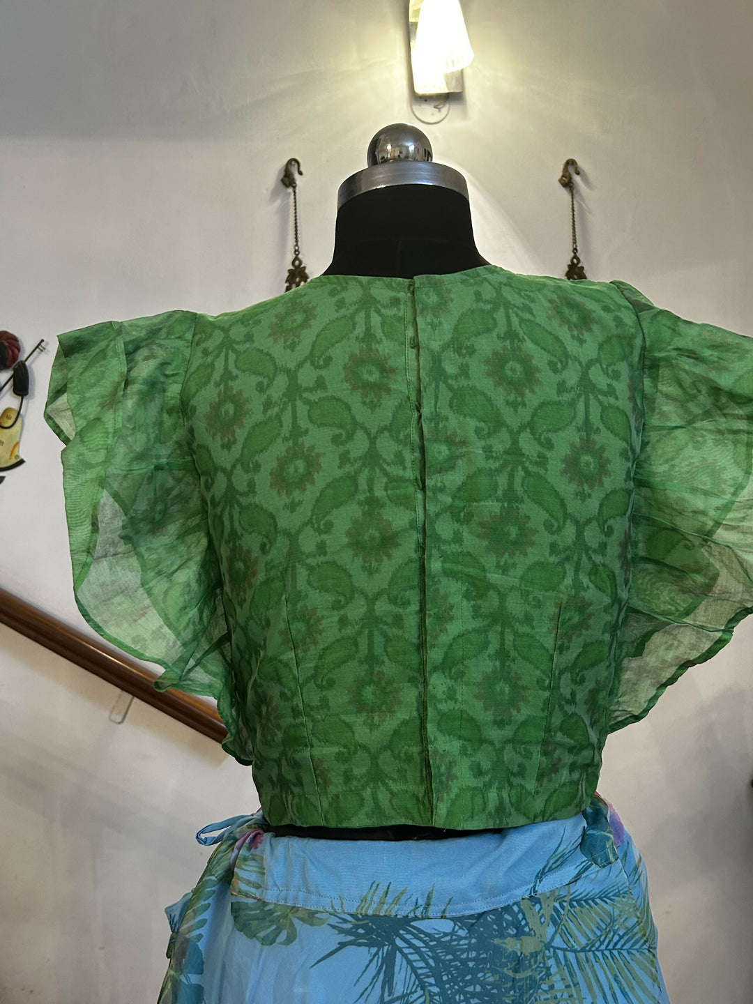 Yuvathi fancy Lehenga Blue / Green | SHOBITAM