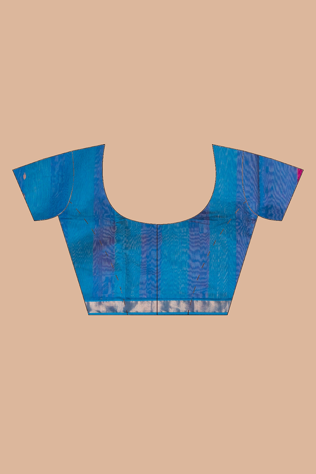 Rani pink Cotton-silk saree | SHOBITAM