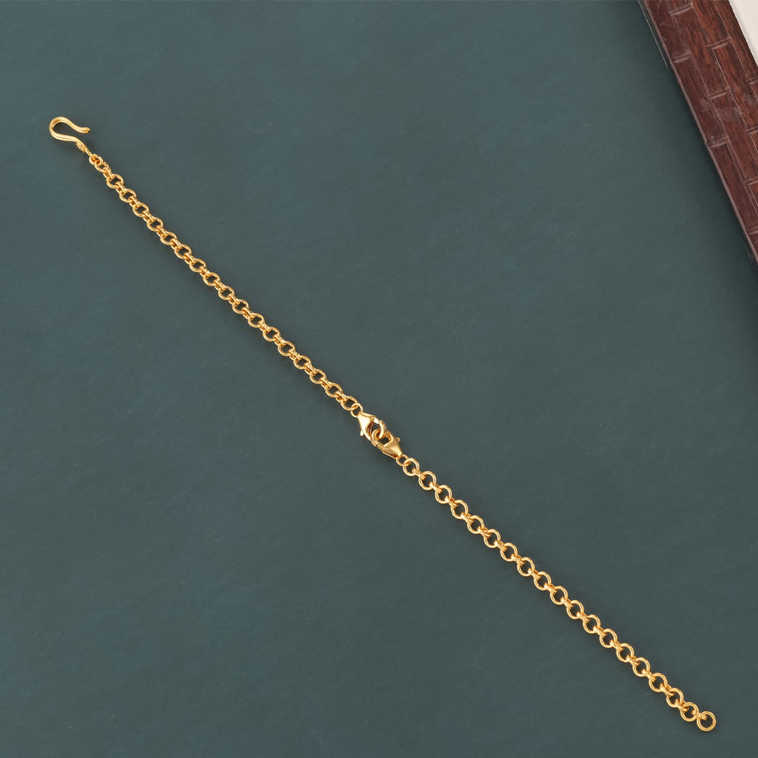 Pure 92.5 Silver Fish Hook Back Chain | SHOBITAM