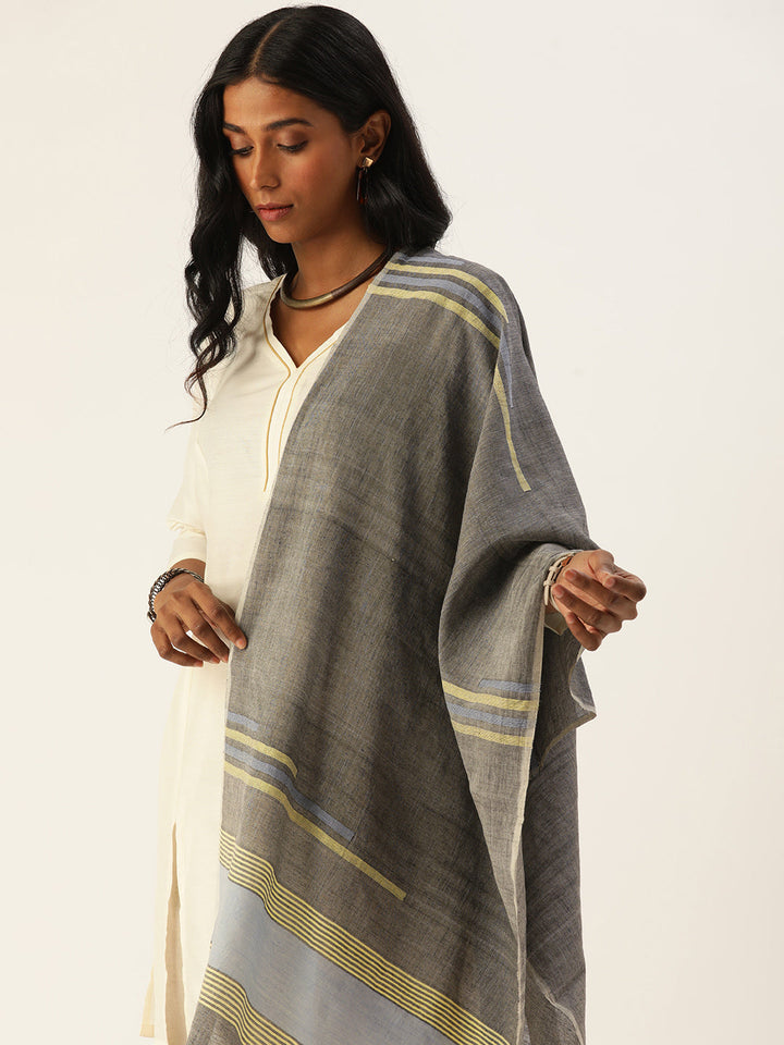 Handloom Jamdani Cotton Stole | SHOBITAM