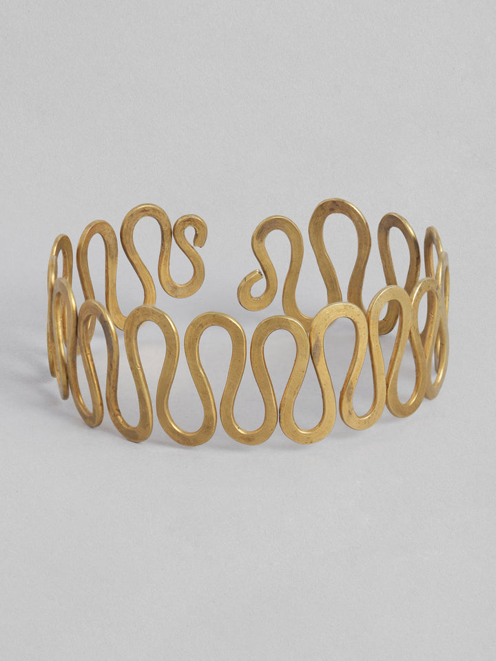 Beautiful Handmade Brass Bracelet | SHOBITAM