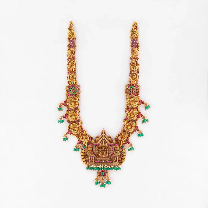 Pure 92.5 Silver, Gold Plated Ramayan Haaram