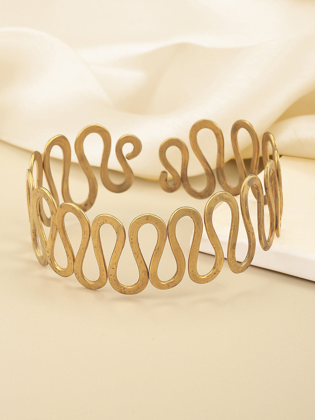 Beautiful Handmade Brass Bracelet | SHOBITAM