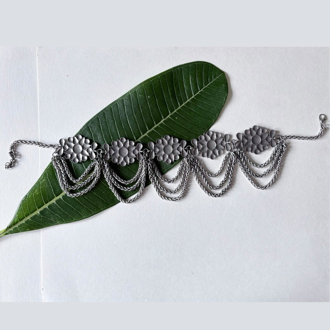 Anvaya Chain Choker Necklace | SHOBITAM