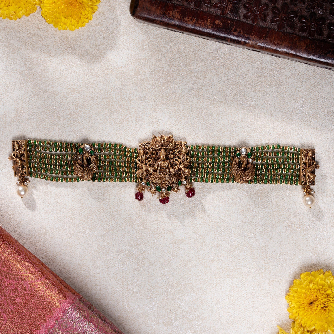 92.5 Silver Dhwaja Shree Choker