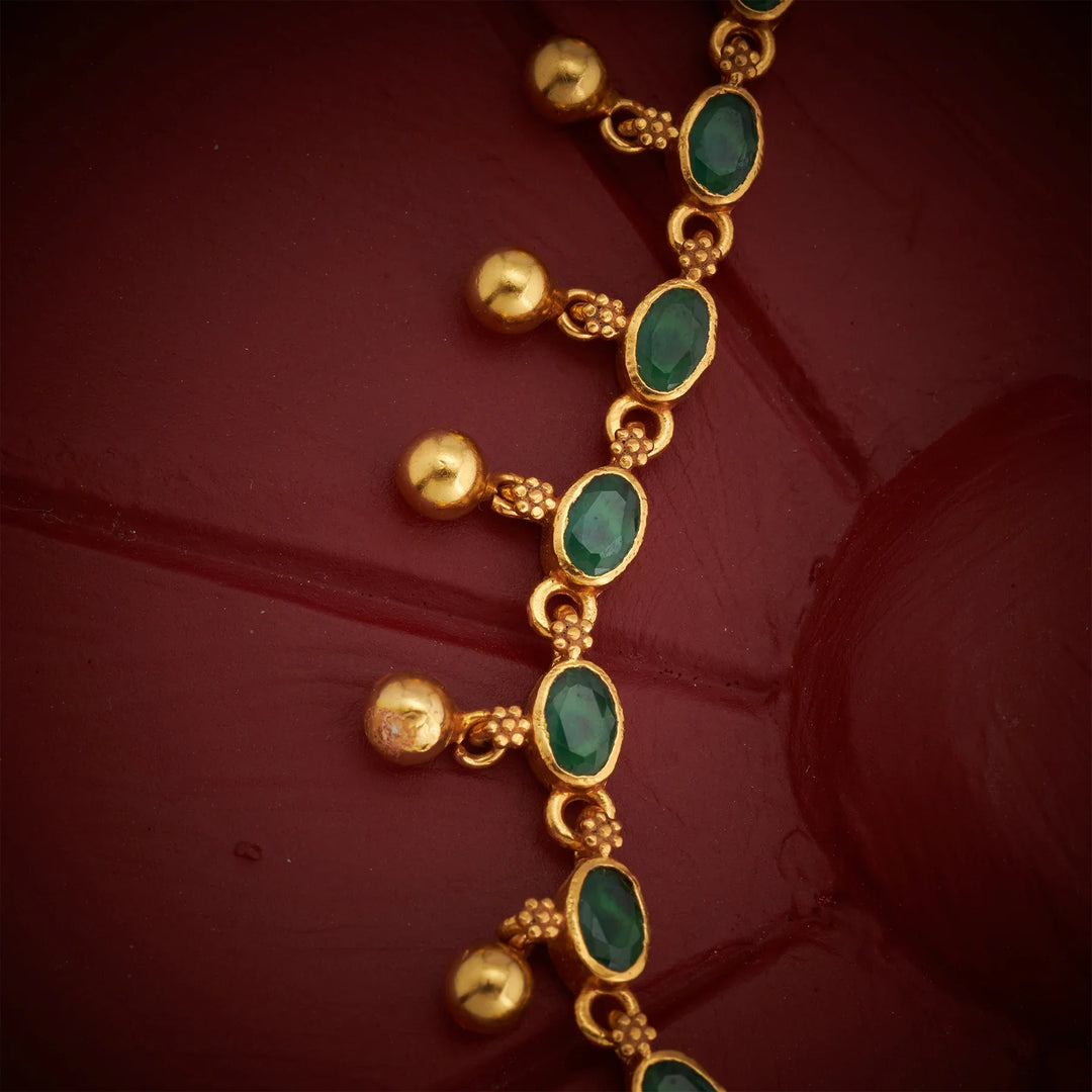 Pure 92.5 Silver, Gold Plated Virdora Strand