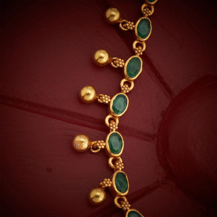 Pure 92.5 Silver, Gold Plated Virdora Strand