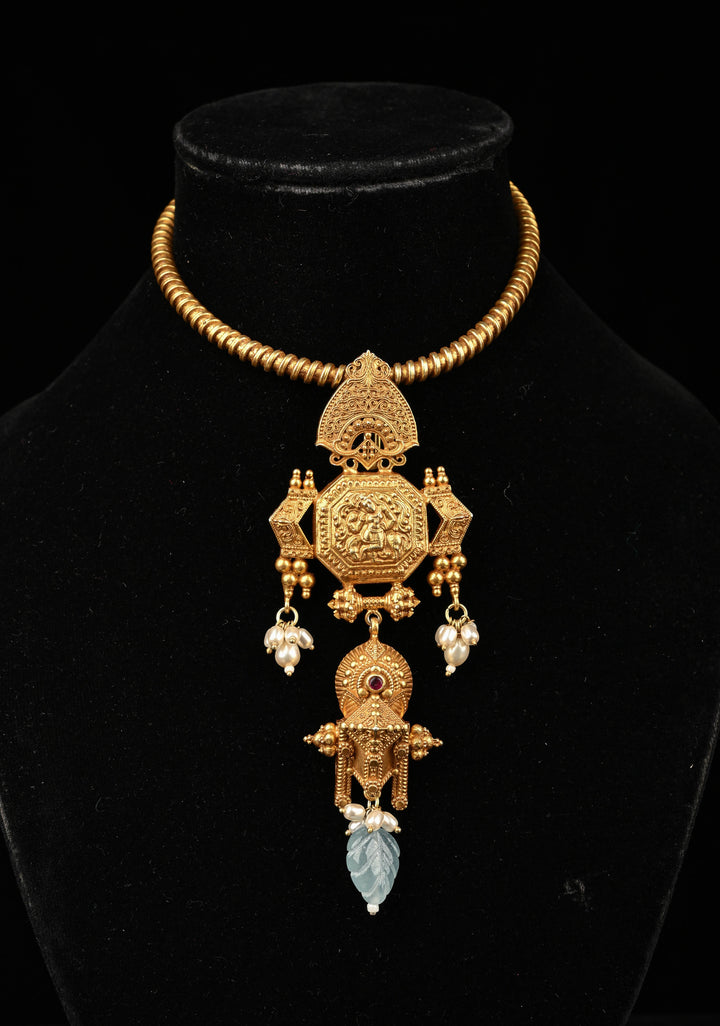 92.5 Pure Silver, Gold Plated Wildluna Long Necklace