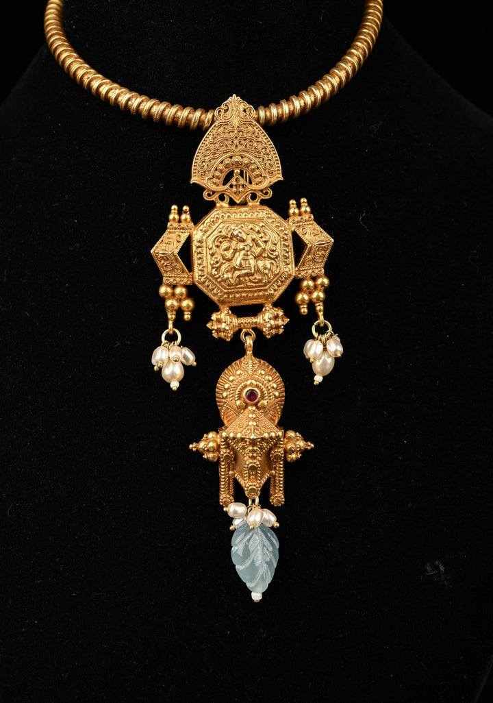 92.5 Pure Silver, Gold Plated Wildluna Long Necklace