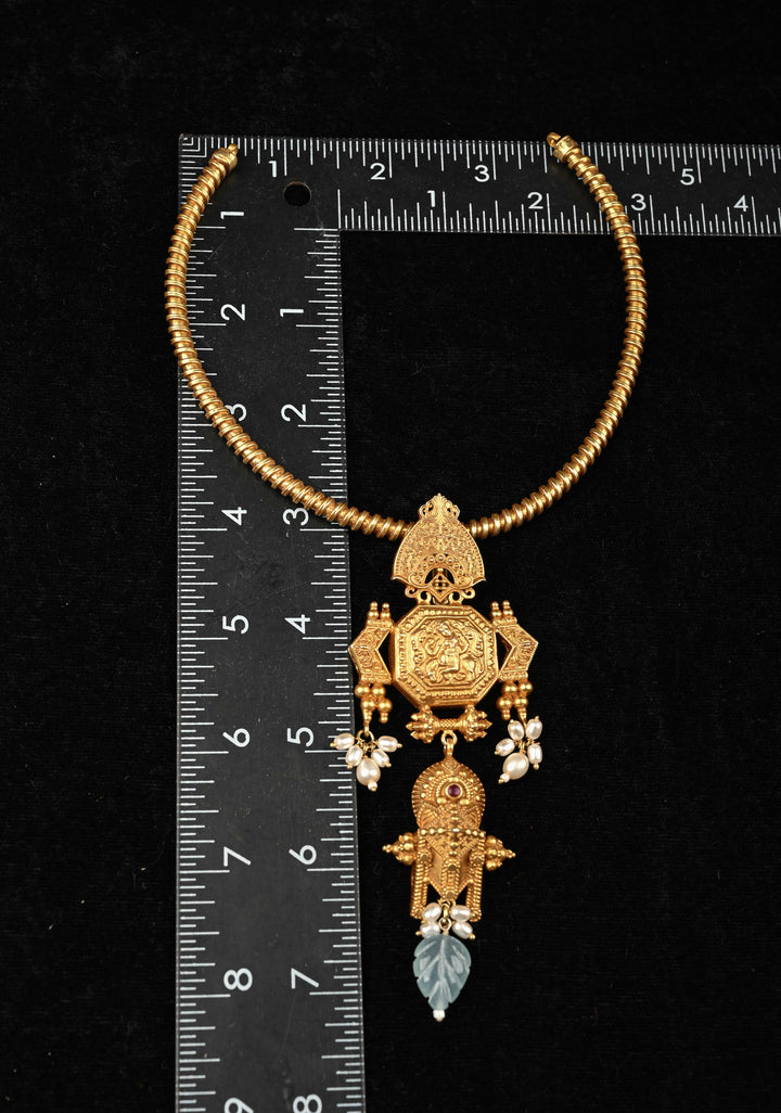 92.5 Pure Silver, Gold Plated Wildluna Long Necklace