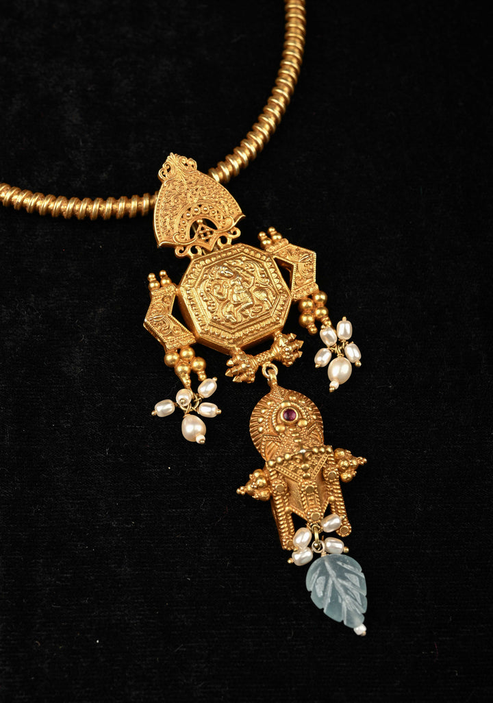 92.5 Pure Silver, Gold Plated Wildluna Long Necklace
