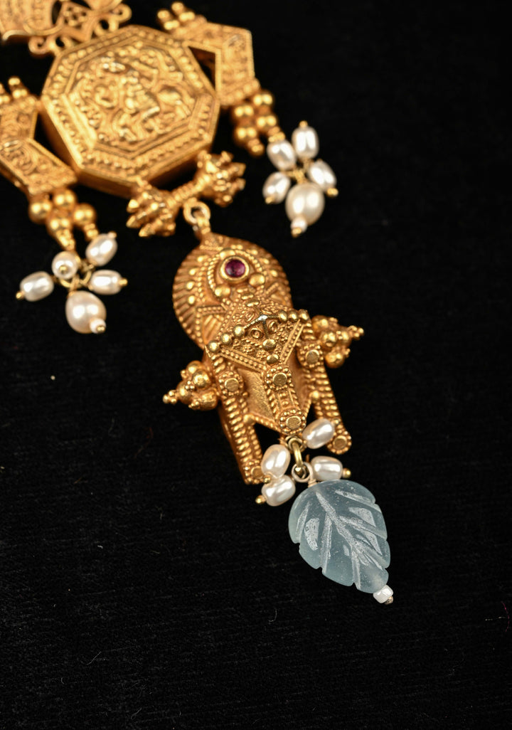 92.5 Pure Silver, Gold Plated Wildluna Long Necklace
