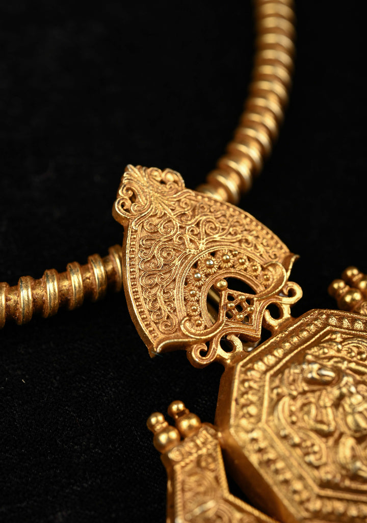 92.5 Pure Silver, Gold Plated Wildluna Long Necklace