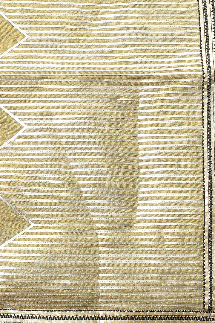 Muffler Handwoven Zari Pashmina by Amit Agarwal | SHOBITAM