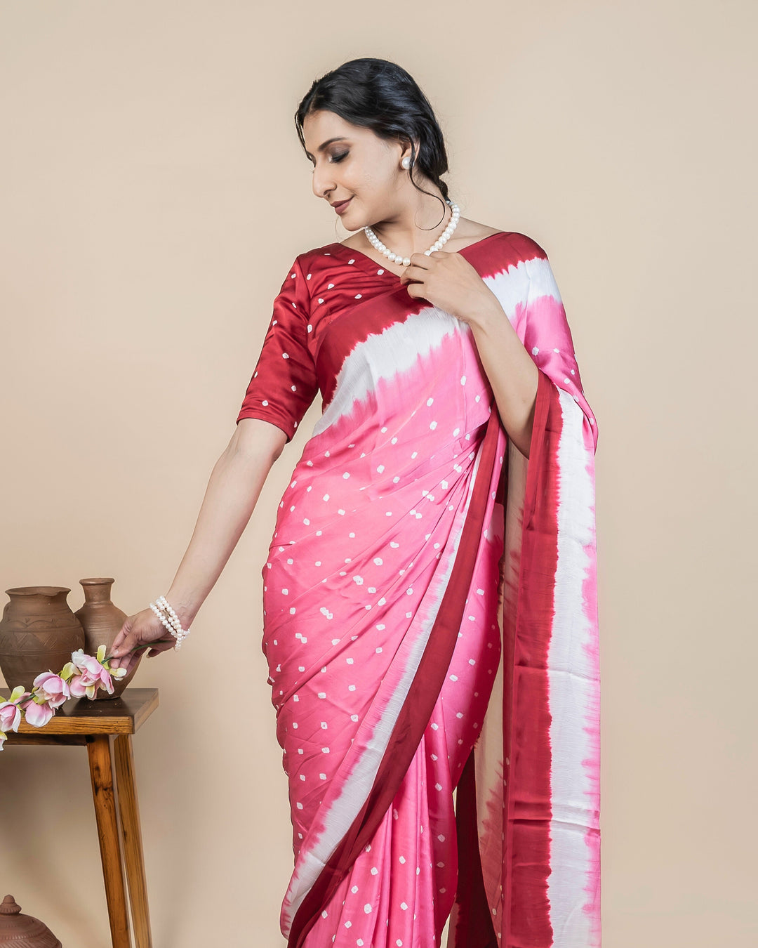 Shringaar Bandhani Saree  | SHOBITAM