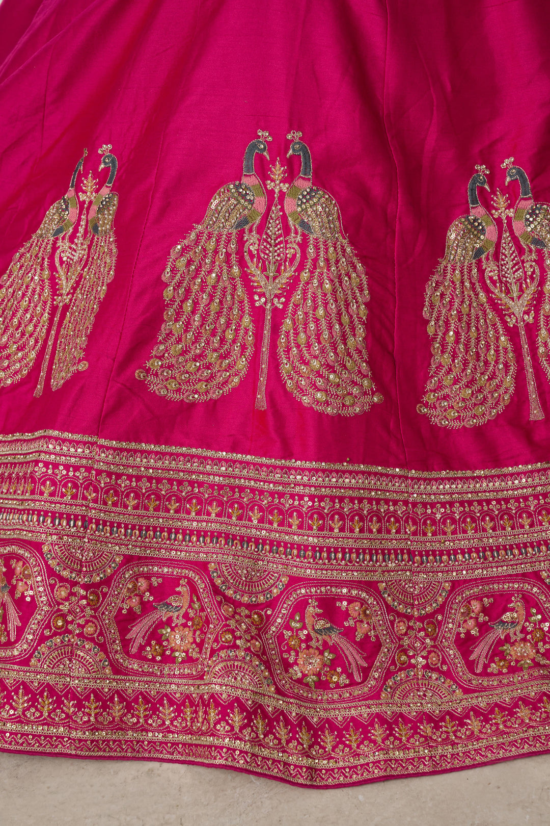 Elegant Embroidered Silk Lehenga Choli Set with Dupatta | SHOBITAM
