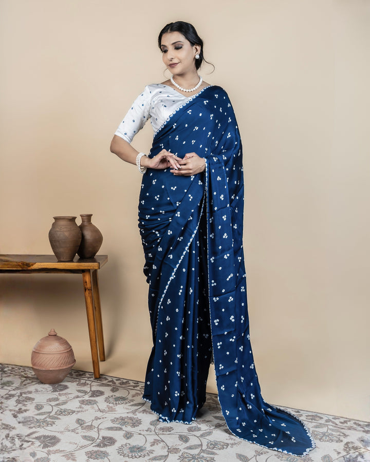 Odhani Bandhani Saree | SHOBITAM