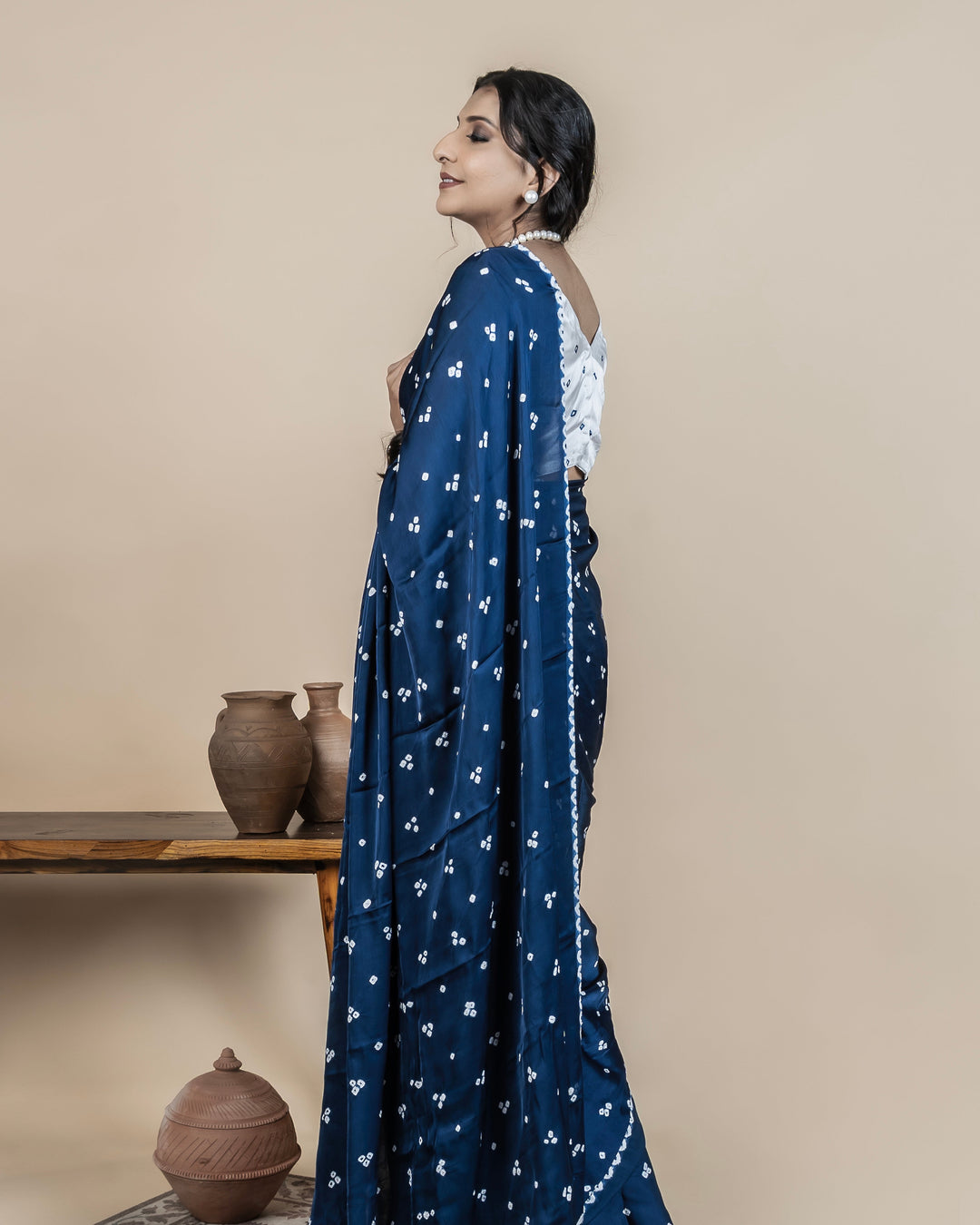 Odhani Bandhani Saree | SHOBITAM