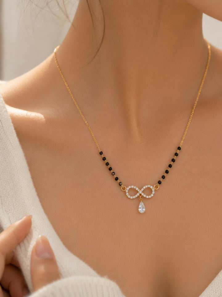 Alia Bhatt Wedding Inspired Infinity Mangalsutra | SHOBITAM