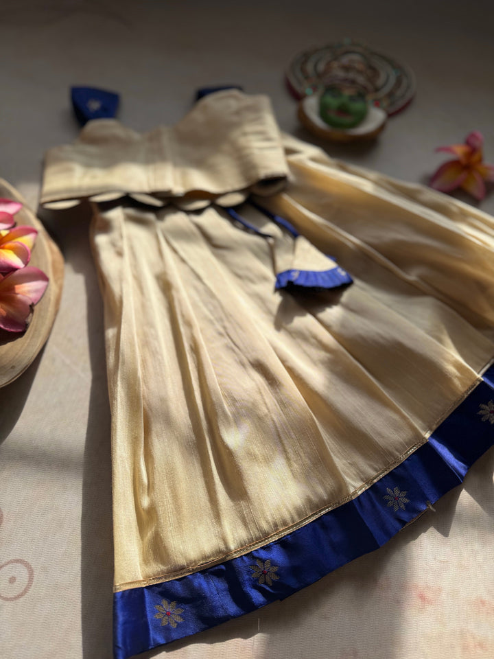 Naya Crop Top and Skirt - Onam Edit Express | SHOBITAM