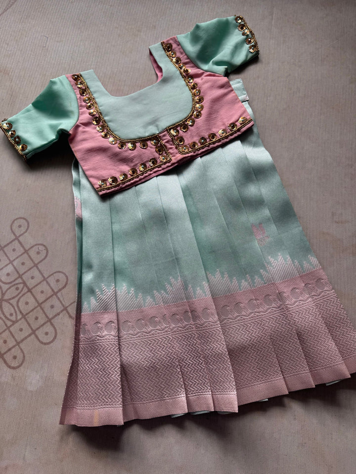 Janavi - Crop top and Skirt Express | SHOBITAM