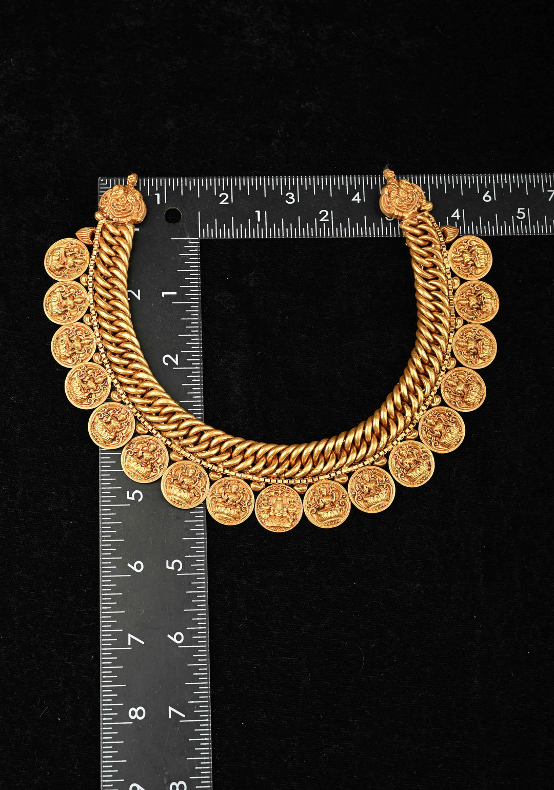 92.5 Silver 24 Karat Gold Plated Ayanthikha Short Necklace
