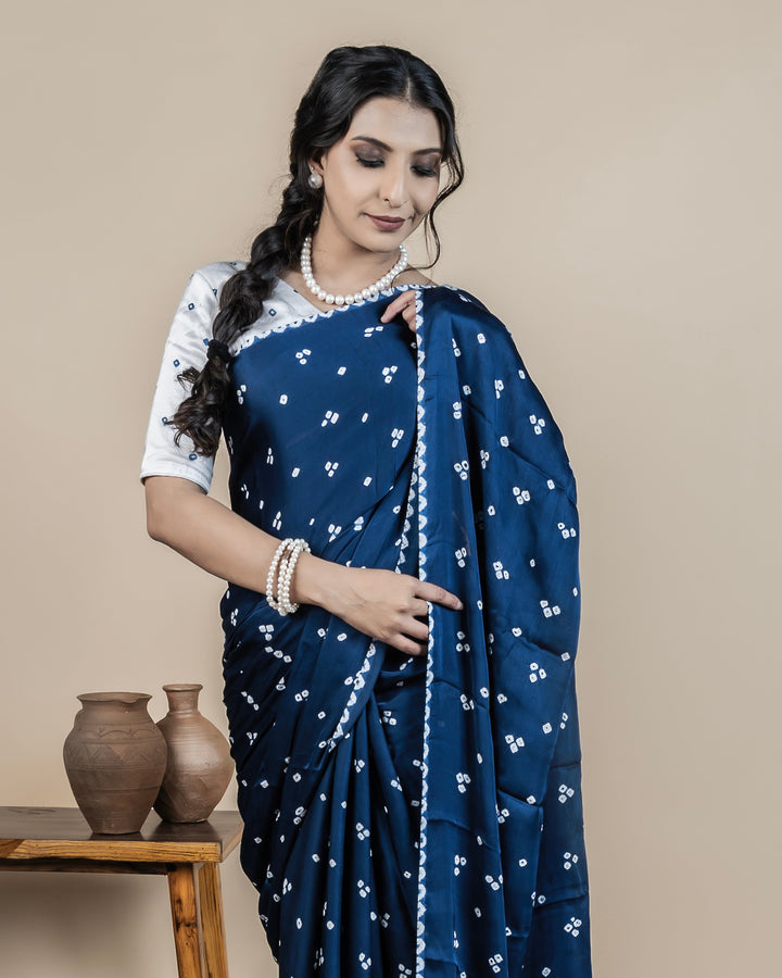 Odhani Bandhani Saree | SHOBITAM